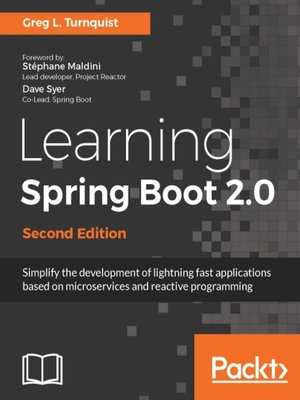 cover image of Learning Spring Boot 2.0